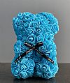 Rose Bear Baby Blue