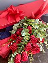 Red Box - Koυτί με 11 τριαντάφυλλα Ecuador 