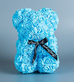 Rose Bear Blue