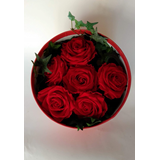 Red Roses - Καπελιέρα με 5 τριαντάφυλλα Ecuador 
