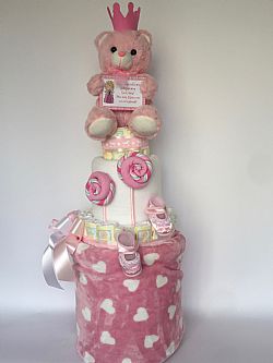  DIAPER CAKE ΠΡΊΓΚΙΠΙΣΣΑ